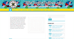 Desktop Screenshot of elliscountyquilters.com